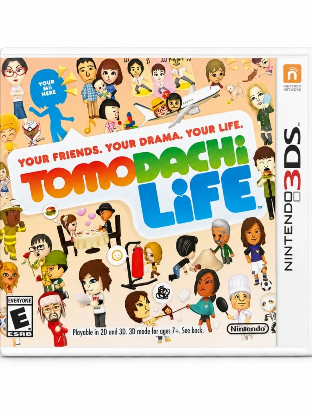 Nintendo 3DS Tomodachi Life Complete CIB w/ Case & Manual Tested